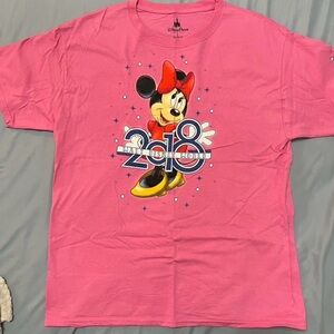 Pink Walt Disney World 2018 Minnie Mouse T-Shirt – Disney Parks Authentic